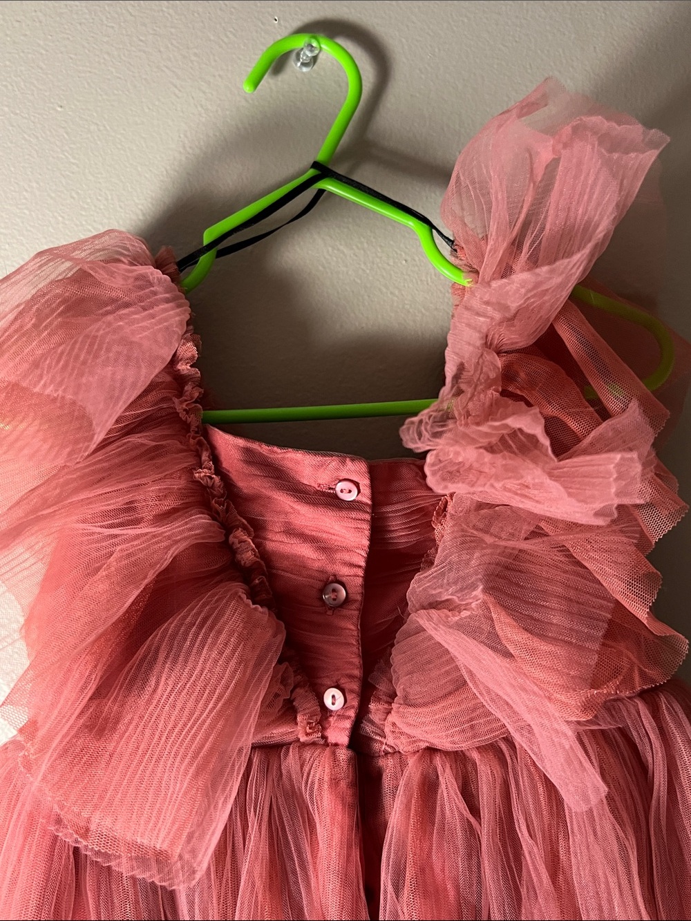 H&M Pink Ruffled Tulle Formal Dress for Girls - Picture 5 of 7